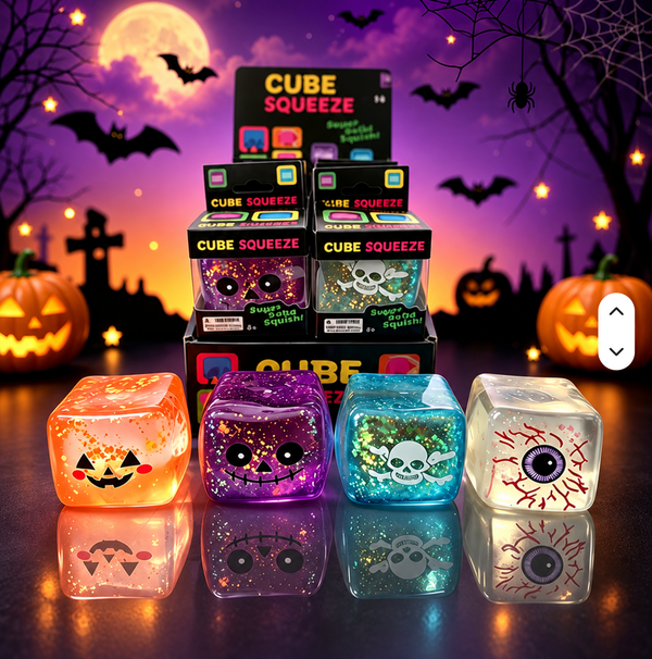 Halloween Cube Squishy Toy